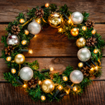 C) Uma guirlanda na porta e outros enfeites que sempre uso já são suficientes para levar o clima de Natal ao ambiente