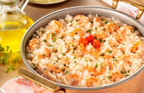 Arroz Cremoso de Camarão