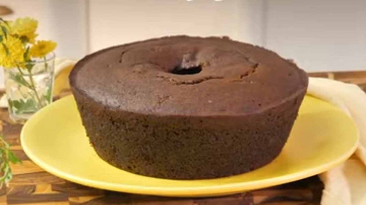 Bolo de chocolate na airfryer