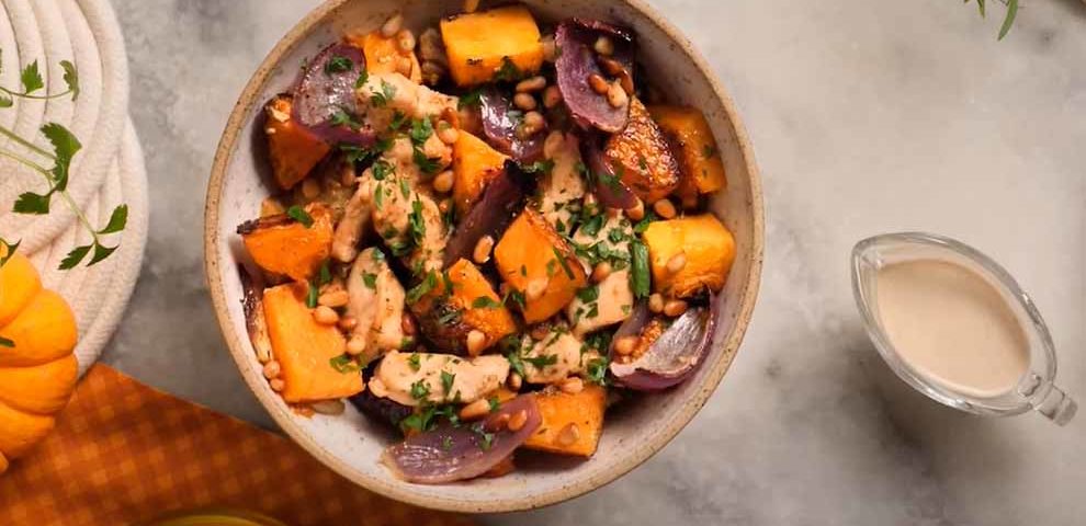 8 receitas com frango e legumes da estação